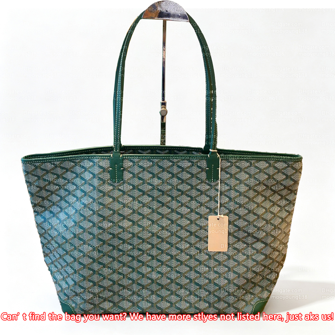 12A Premium Mirror Quality Designer Artois Shopping Bag PM MM Handbags for Women Man Luxury Travel Bags Canvas Calfskin Shoulder Bag Green Laptop Ba