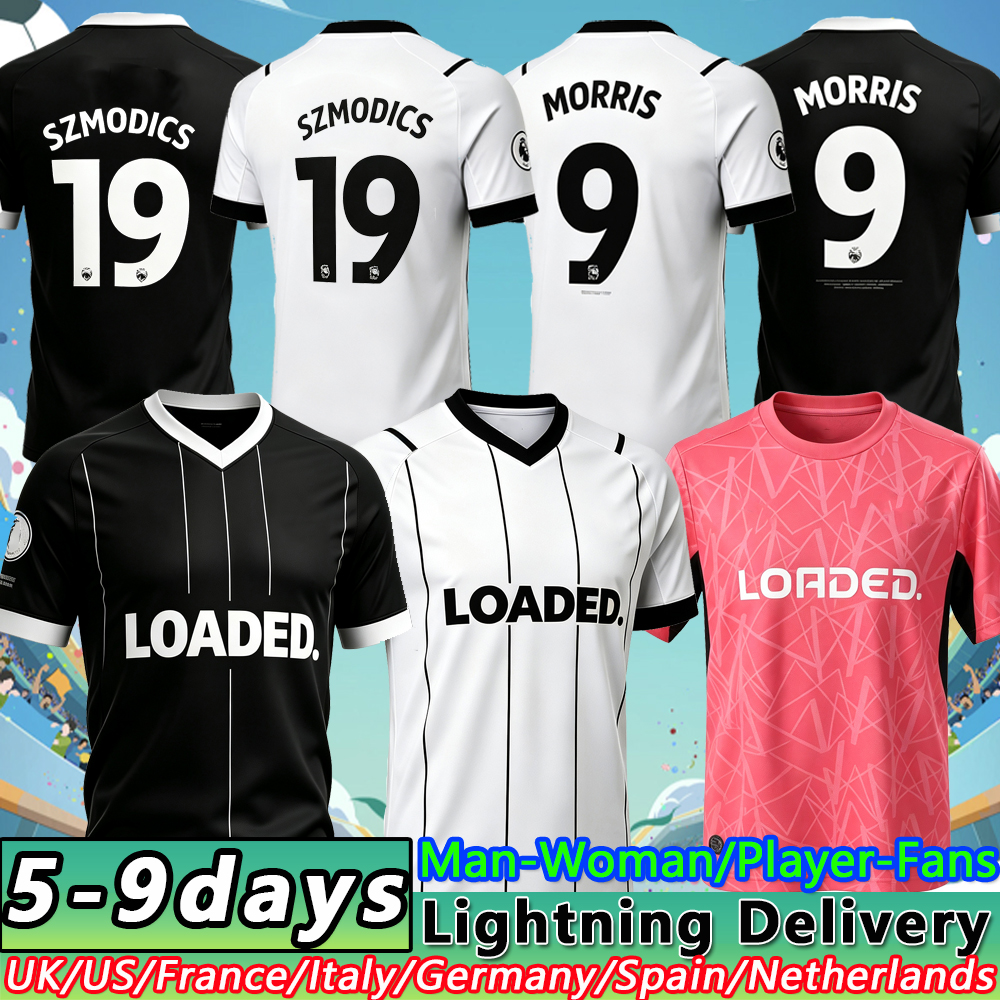 3XL 4XL DerbyES County FC 26 27 Soccer Jerseys MORRIS AGYEMANG 2026 Football Shirts BREWSTER WEIMANN CLARK football kits OZOH ELDER CLARKE Men Size