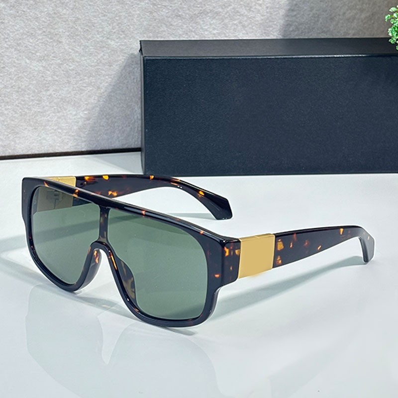 4526U Retro designer mens sunglasses tortoiseshell acetate one piece shield shaped face mask sunglasses camping leisure multifunctional goggles UV40
