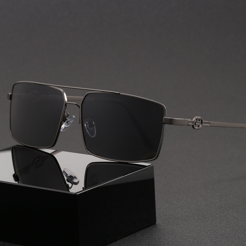 New men's sunglasses, designed driving, with UV polarized lenses, a high-end look, suitable for fishing, sun protection, and taking photos