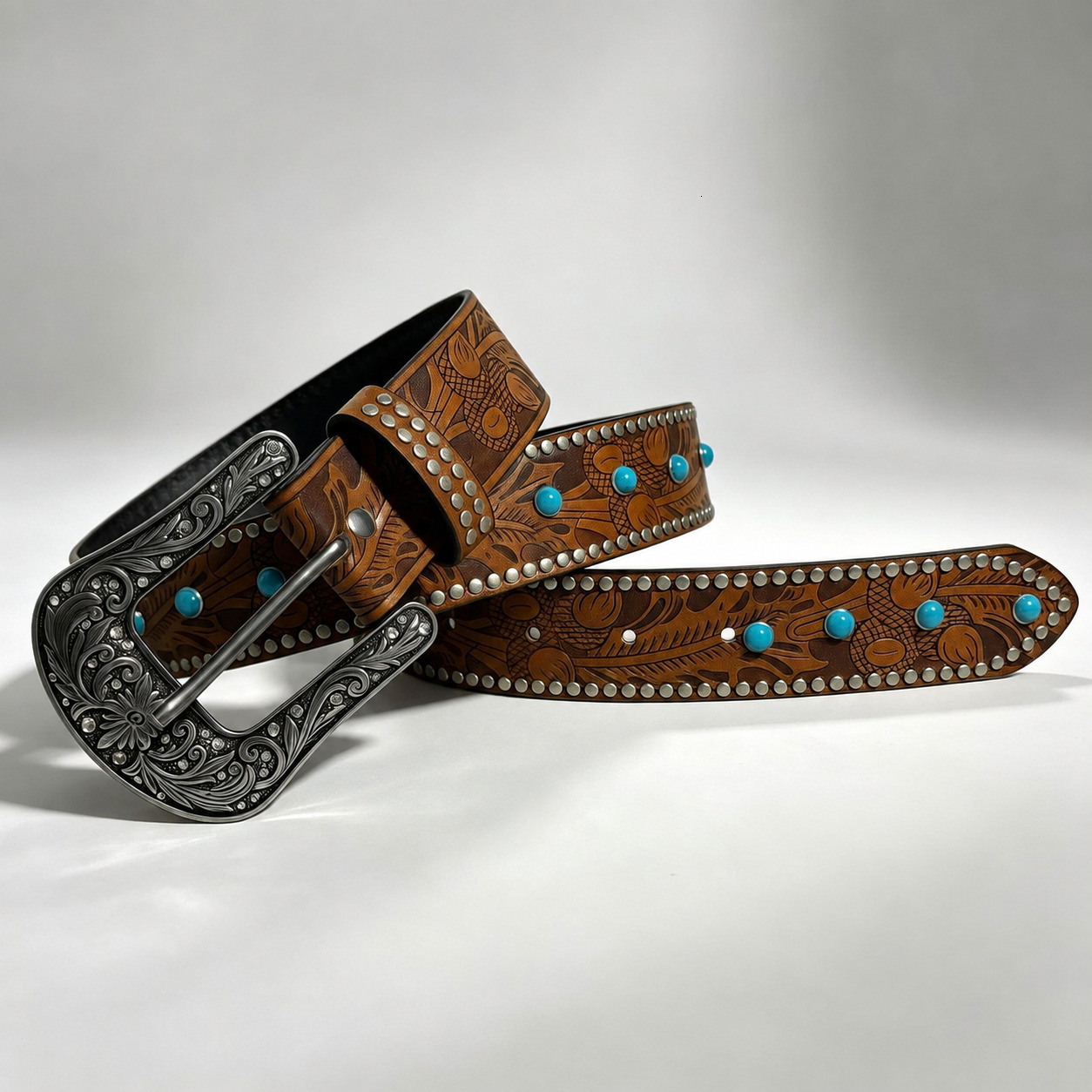 Pu Leather Silver Waist Pin Buckle Belt Vintage For Outdoor Leisure Denim Skirts Jeans W260917