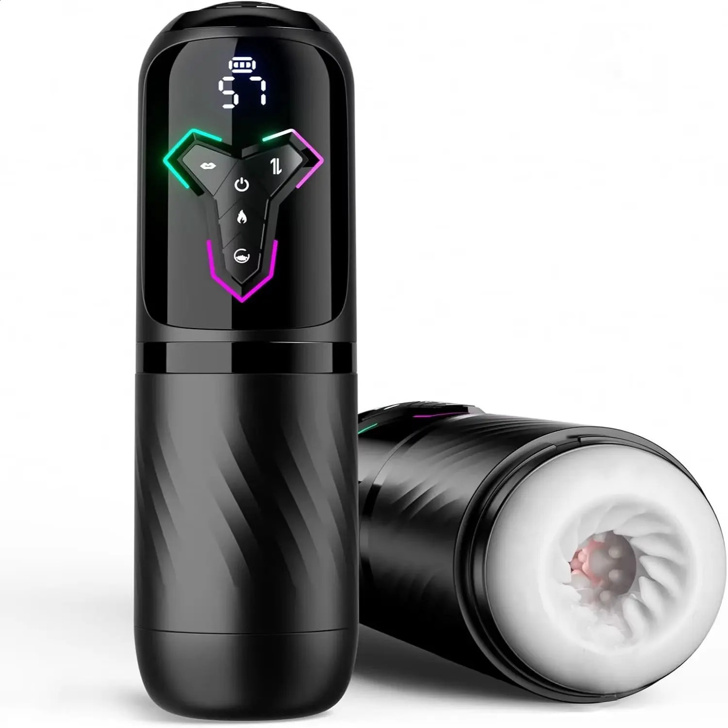5 IN 1 Automatic Telescopic Male Masturbator Penis Pump Heated Sucking Vibrating Sex Machines With LCD Display Toys for Men 260917
