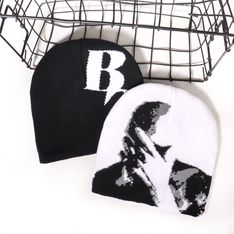 2025 Fashion Hat Knitting Beanies Goth Caps Men Women Y2k Winter Pop Harajuku Vintage Warm Hip Hop Unisex260915ww