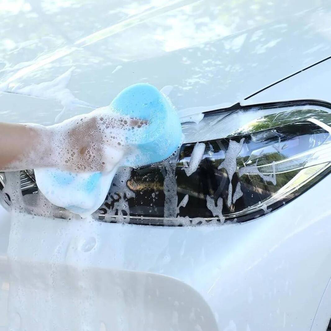 Car Anti Slip Pad 1Pcs Random Color Washing Sponge Soft Thickened Car Stains Tire Remove Cleaning Waxing Water Body Tools Absorbing auto sticky gel