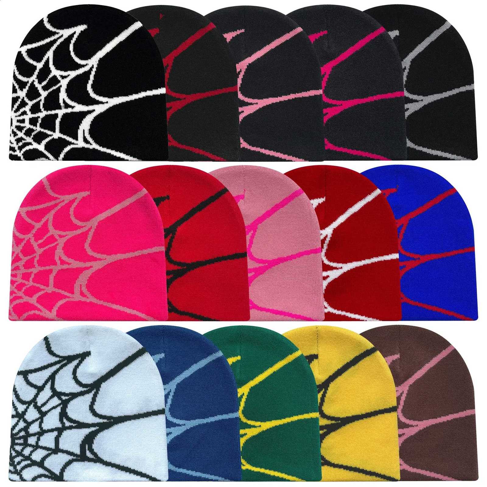 Seasons Men's Four And Women's Universal Y2K Knit Hat Spider Web Riding Outdoor Sports Fashion HatT260916
