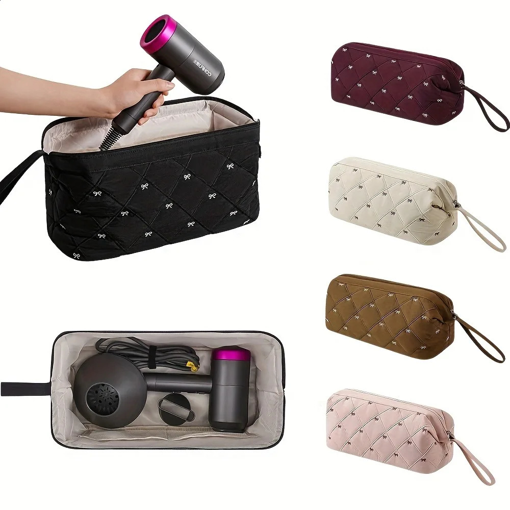 Large Capacity Beauty Hair Organizer Case Cosmetic Bag Portable Travel Storage Bags with Curling IronHair Dryer 260917