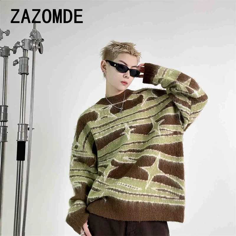 Warm ZAZOMDE Winter Sweaters Men Soft Cozy Hip Hop American Style Fashion Leisure Handsome Knitting Pullovers Classic Advanced J260916