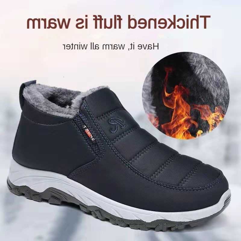 Men's Shoes Autumn Winter Casual Cotton Warm Wear Resistant Chunky Sole Affordable Free Shipping D260917