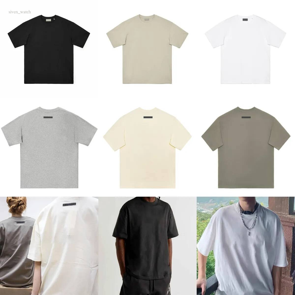 Designer 1977 essential T Shirts Mens Cotton Casual Shirts Luxury Shorts Top Womens tshirts High Quality Fashion High Street Hip Hop Tee Letter Prin