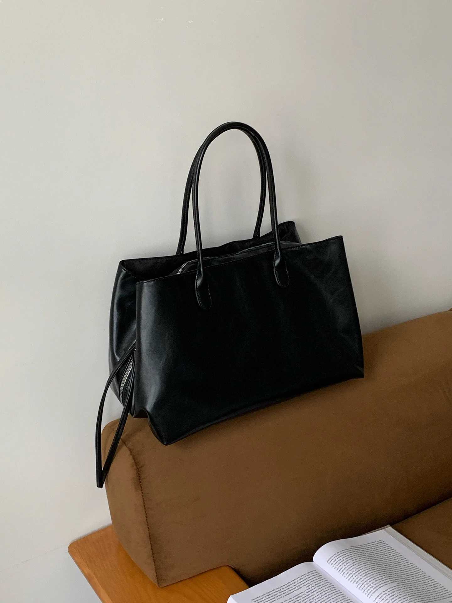 CGCBAG New Women's Tote Bags Lage Capacity Shoulder Bag Simple Commuting Bags High Quality PU Leather Handbags H260916