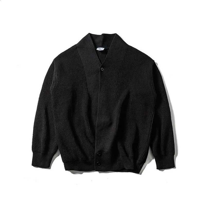 Knitted Robe Sweater Men Autumn Fashion Vintage Loose Casual Cardigan Knitted Coat Sweaters Man Knitwear JacketW260915
