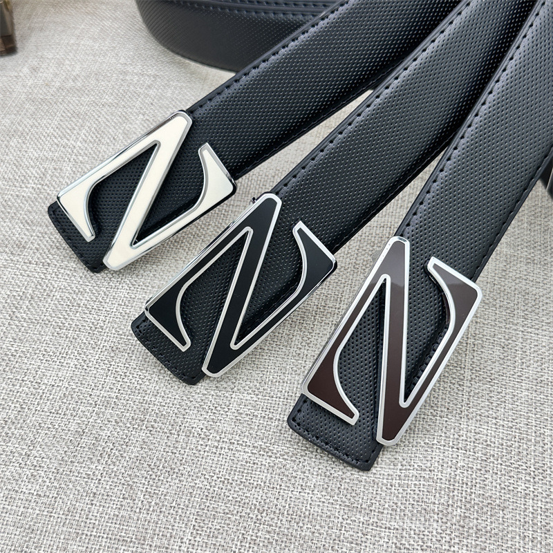 Manufacturer Youth Korean Style Trendy Personality Fashion Men's Belt Z Letter Buckle Leather