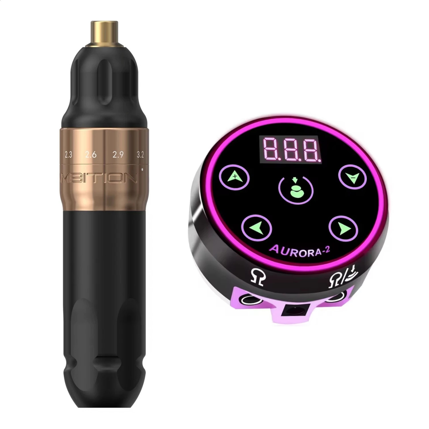 2026 Sally Permanent Makeup Tattoo Pen Machine Kit Set adjustable PMU Rotary Stroke 2035mm AURORA2 Power Supply 260917
