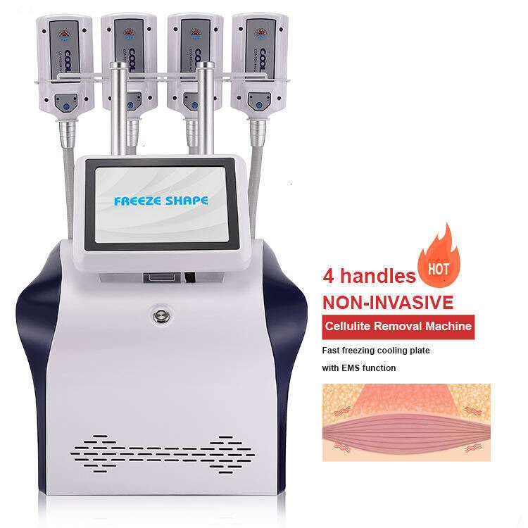 New Arrival Cryolipolysis Weight Loss Ice Sculpture Board Machine RF EMS Cold Body Sculpting Cryo Slimming With 4 Handles