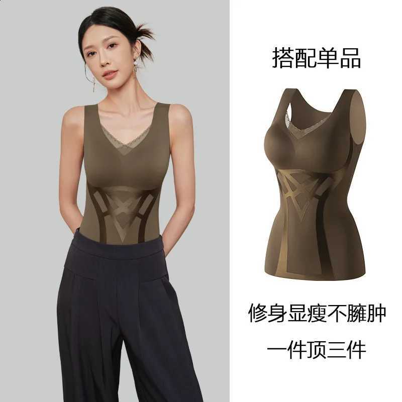 Women Thermal Underwear Vest Winter Clothing Warm Top Inner Wear Thermal Shirt No need to wear Undershirt Intimate New H260916