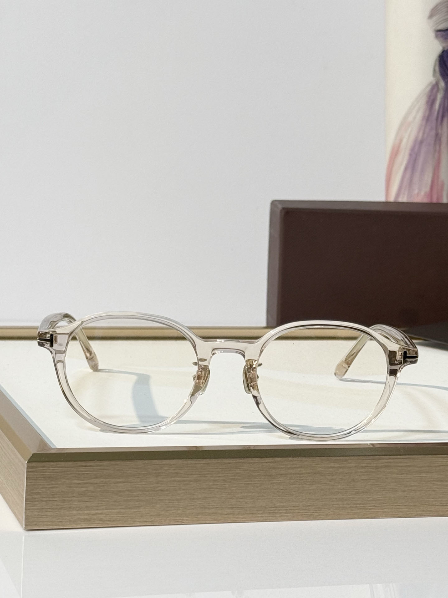 Men and Women Eye Glasses Frames Eyeglasses Frame Clear Lens Mens Womens 6160 Latest random box
