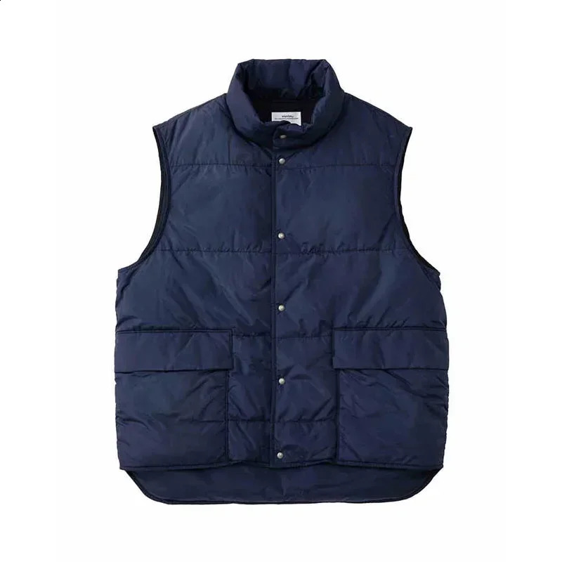 Japan Style 24SS Cotton Sleeveless Jacket Autumn and Winter Trendy Daily Casual Down Vest Men's 260916