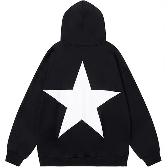 Y2K Hoodie Men Women Dark Streetwear Hip Hop Harajuku Jacket 3D Star Print Oversized Unisex Pullover Sweatshirt 260917
