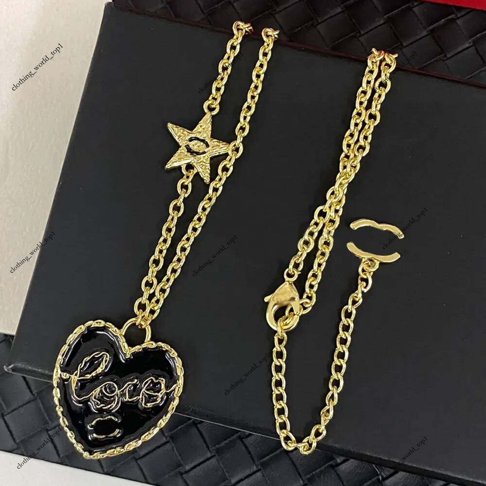 Top Style Luxury Designer Necklace Pendant Necklaces Designers Copper Diamond Letter Brand Men Women Wedding Jewelry High Quality Fashion Accessory