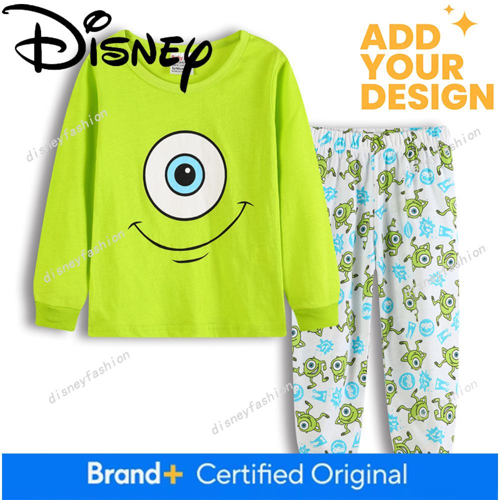 Spring Autumn New Boys' Cartoon Toy Story Cotton Long-Sleeve Loungewear Set with T-Shirt and Long Pants 8a 07