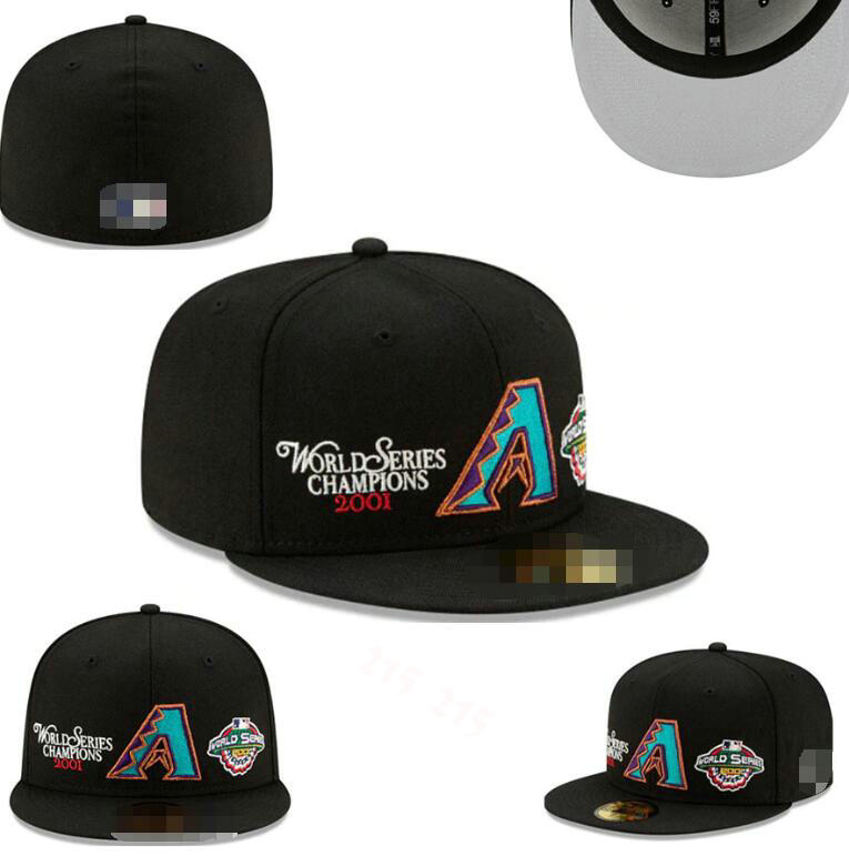 2026 Baseball Diamondbacks Champs Mens Baseball Team 2025 World Series Champions Full Closed Caps Summer Letter Bone Size caps Casual Sport Flat Fit