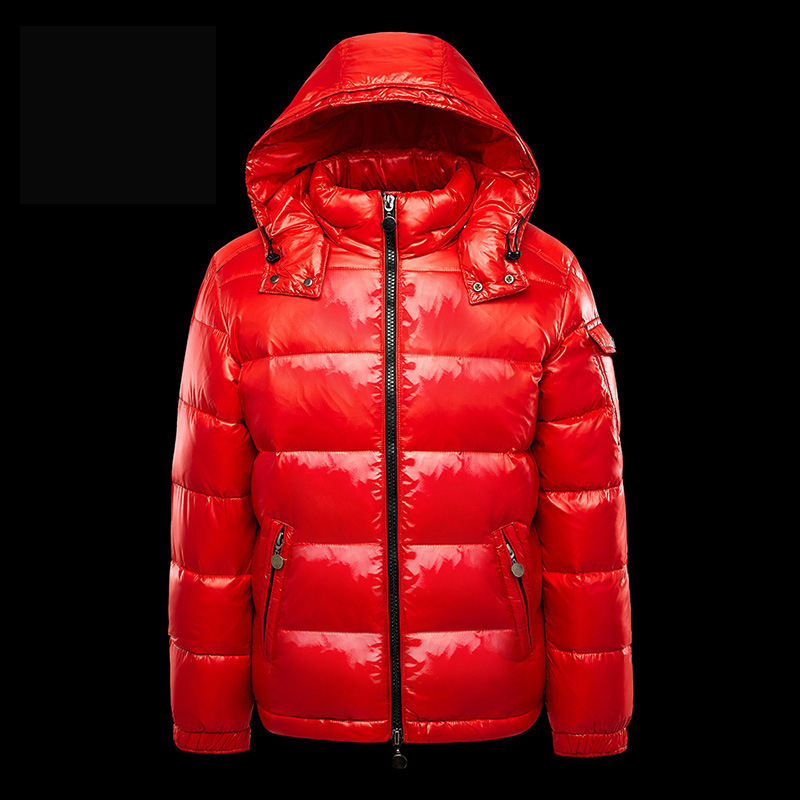 Mens designer Jacket fashion Puffer jacket with Wool Knit Sleeves Warm Outdoor Casual Designer Outerwear with Lens Detail