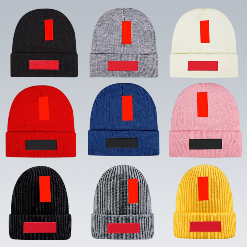 Designer Beanie Skull Caps High Quality Wool Bonnet Super Winter Hat Big Hardcore Knitted Hats For Men Women Black Muts Keep Warm Fashion Accessorie