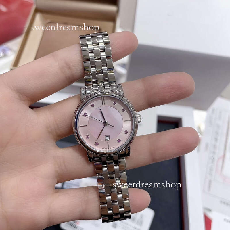 2026 new Designer watch tis New Carson Zhen Series Women's T122 Quartz 316L Stainless Steel Mother-of-Pearl Dial