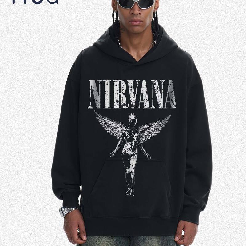 Designer Style 2026 Automne Vintage Washed Heavyweight Sweat à capuche unisexe surdimensionné goutte épaule pull sweat-shirt kangourou poche stre