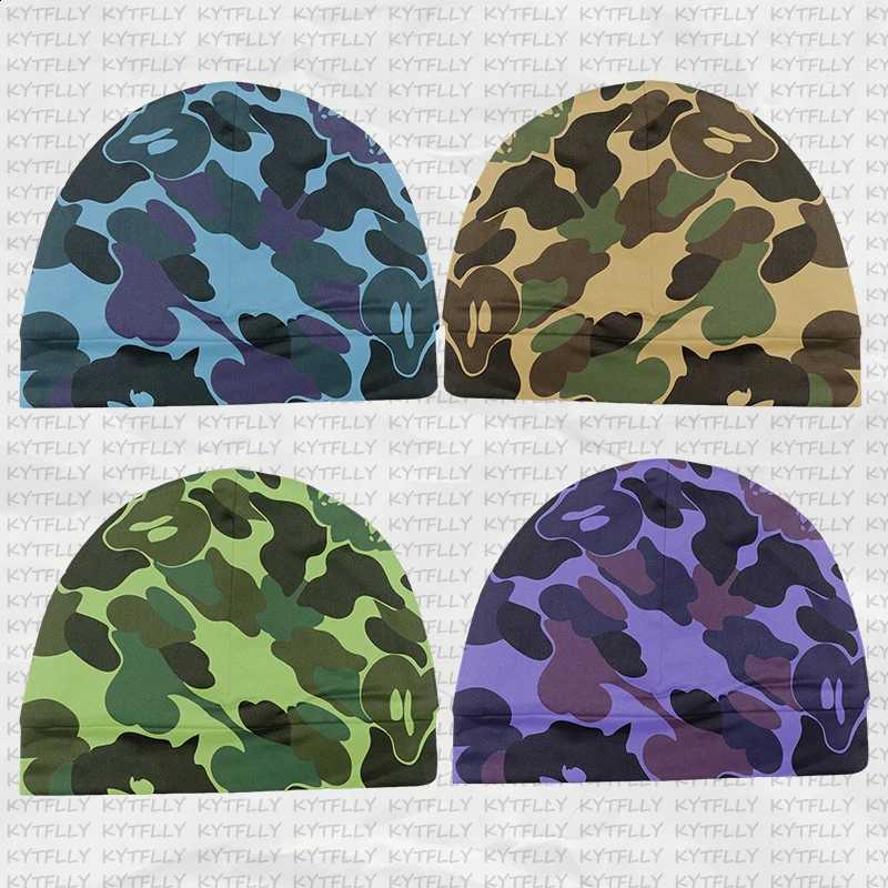 Personality INS Style Street Trend American Hip-Hop Camouflage Cold Hat Autumn and Winter Fashion New High Street Retro ItemsT260916