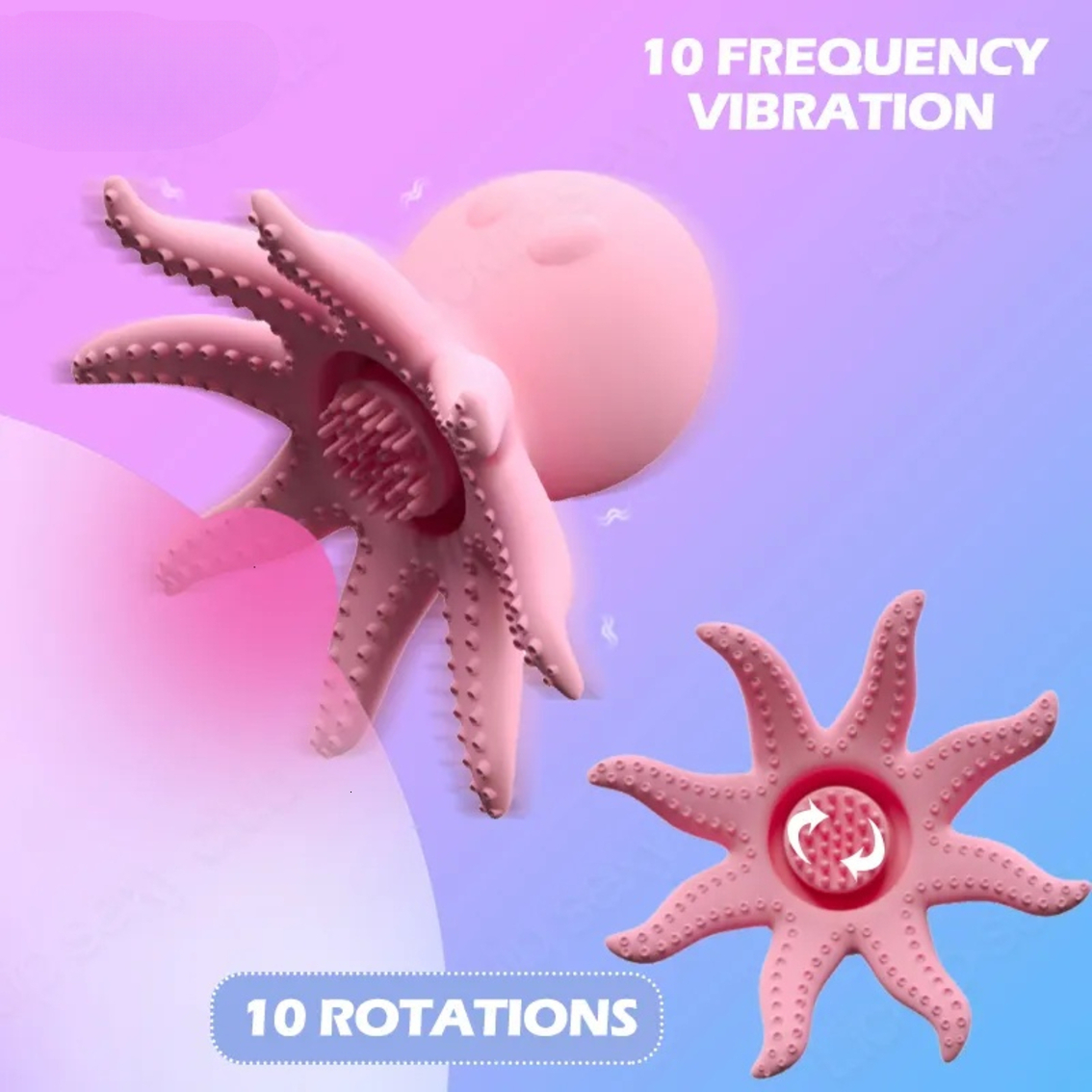 2026 New Adult Licklip Octopus Vibrators Stimulate Vibration Rotating Breast Massager Sex Toys For Women Men adult toys Monster Nipple Scratching JA
