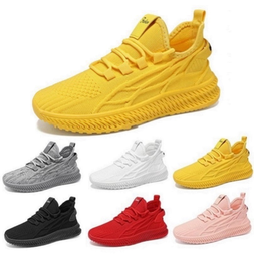 Style8 Women Running Shoes Sneaker Mesh Black White Yellow Red Cool Grey Light Pink Green Beige Summer Woman Lady Breathable Outdoor Trainers Sports