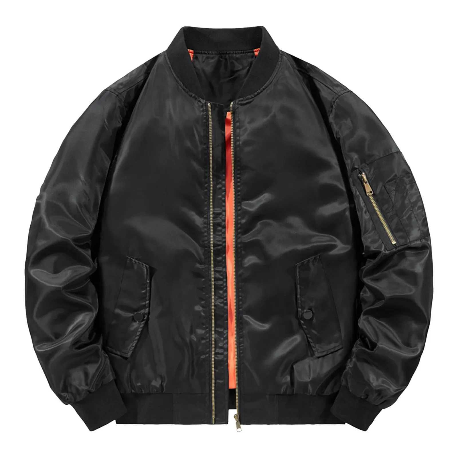Mens Bomber Jacket New Spring Autumn Male Baseball Jackets Pilot Men Outwear Army Grn Coat Zipper Men'S Tactical Uniform S2609174V3N