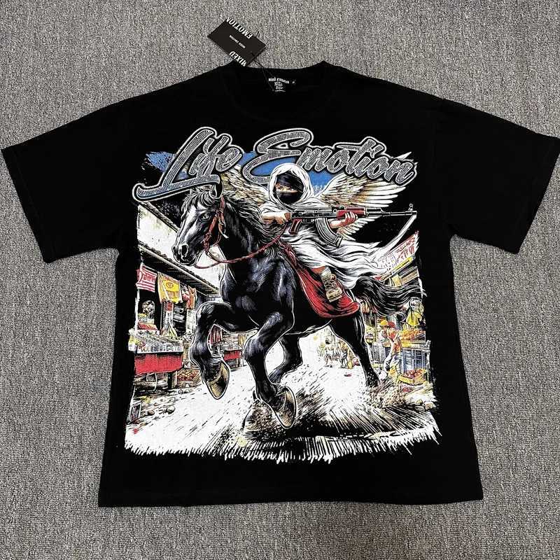 2026 New Summer Round Neck Mixed Short Sleeved American Style Street Fashion Brand T-shirts Stock X260916