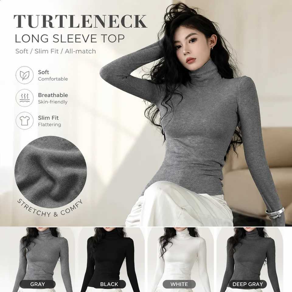 Women's Warm Vest Women Sweater 2026 New Autumn Winter Thick Knitted Ribbed Pullover Sweater Breathable Turtleneck Slim Warm Top H260916