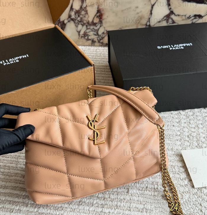 15A Designer Bags 2026 Trends tote bag Loulou Puffer Puff Cloud Wrap chain bag for women vintage Soft sheepskin shoulder bag crossbody package Hardw