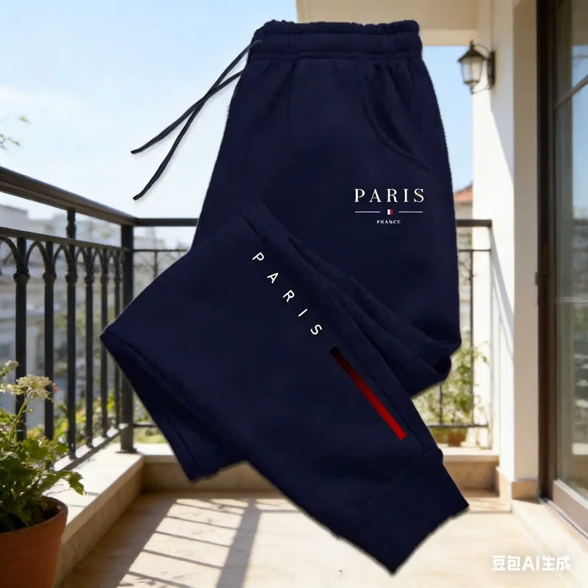 2026 New Arrival Paris Printed Sweatpants for Men High Grade Male Home Outdoor Casual Sports Jogger Pants Urban Fashion Trousers Q260917