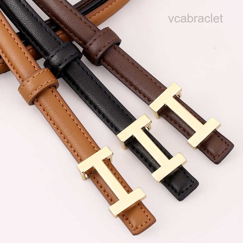 Wo Designer Belt New H Buckle Thin Belt For Skirts And Jeans Waist Cinching Belt Factory Wholesale High Quality Waist Chain Fashionable Waist Access