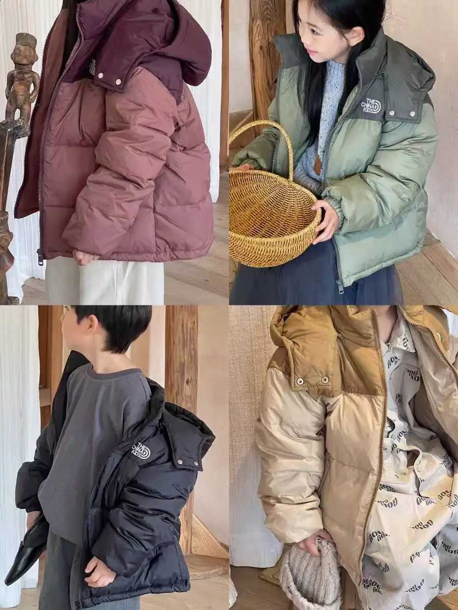 Thickened Boys' Winter 3-14 Years Cotton-padded Jacket Children Winter Wear Down Thickened Cotton-padded Jackets To Keep Warm J260917