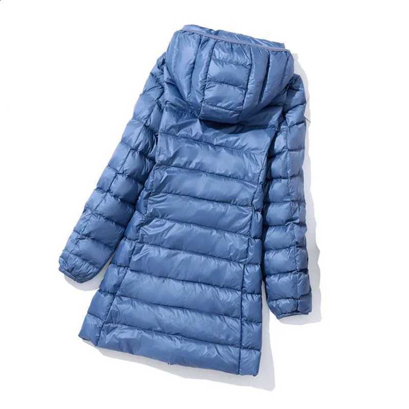 Women's Waterproof Overcoat 2026 New Removable Cap Long-sleeved Parkas Winter Warm Jacket Female Red Blue Light/Thin Coats H2609171