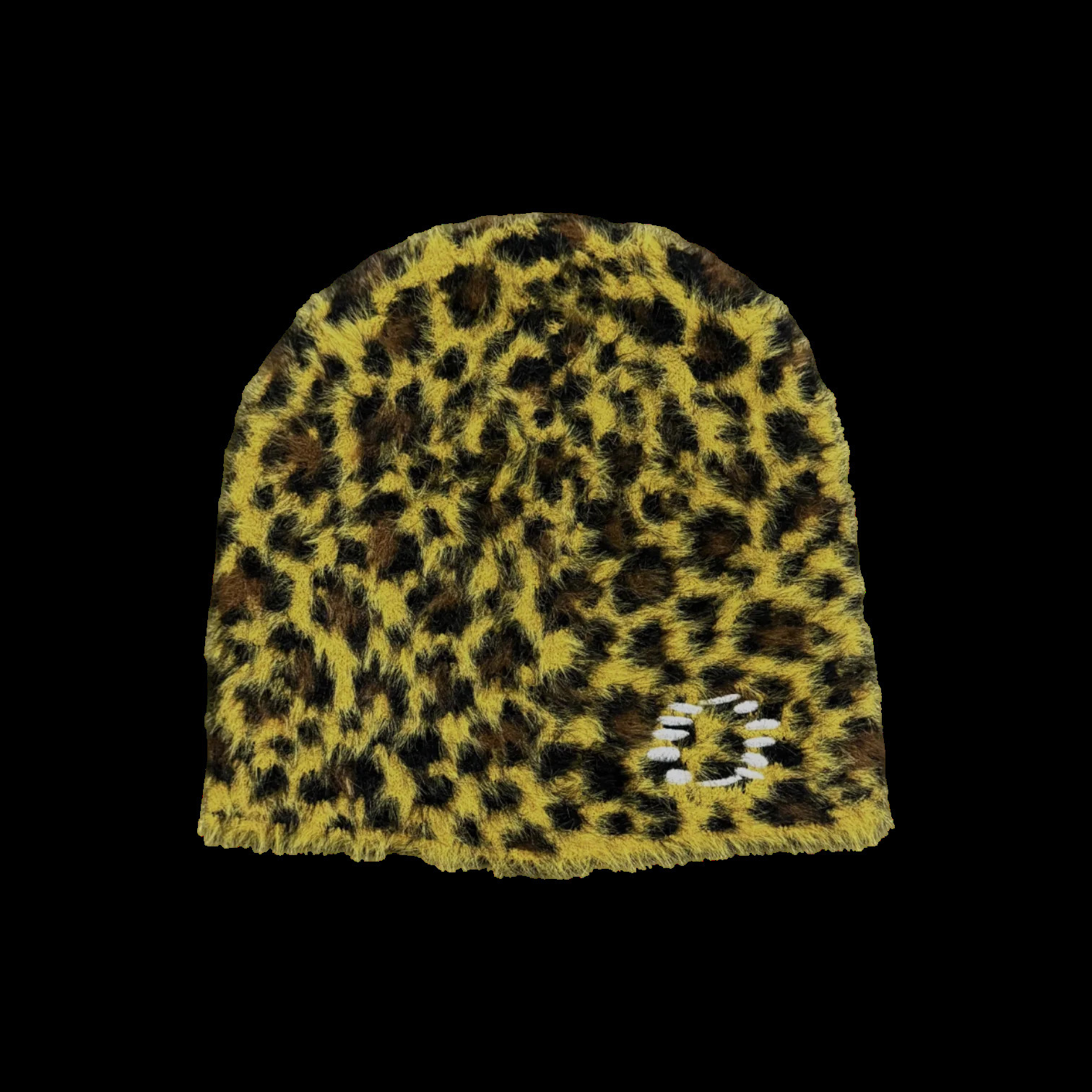 Cross-border European American fashion leopard print knitted autumn and winter unisex beanie, large head circumference, warm hat, hip-hop style 25
