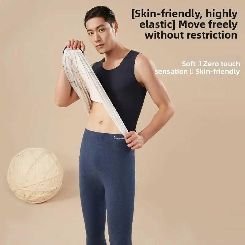 CHUANGERM ThreeLayer RoundNeck Thickened 100 Filling Warm Thick Winter Undershirt Vest Neutral Style For Men And Women H260916