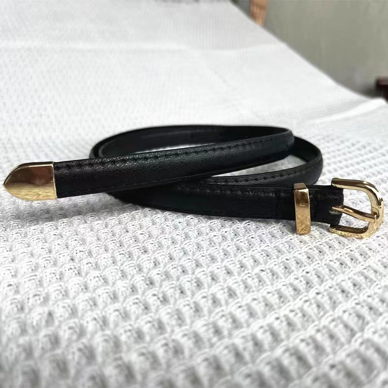 Spring and summer fashion gold three-piece set, women's versatile casual slim belt, available for wholesale