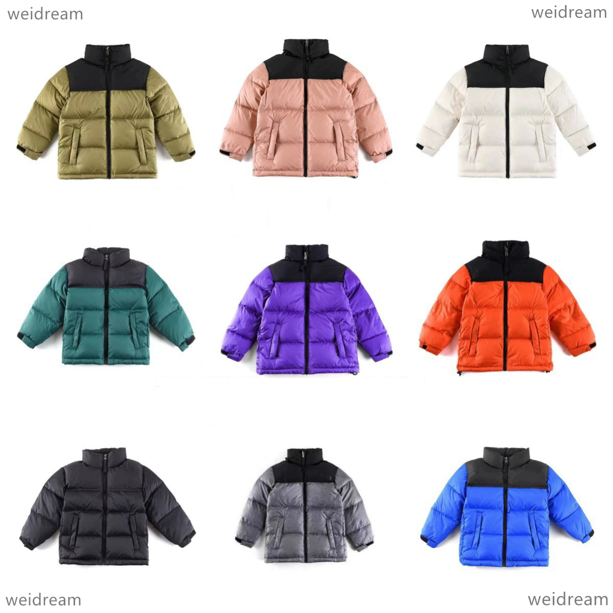 kids 1996 NF Down Coat designer chirldren winter face Jacket boys girls outdoor Warm Parka Black Puffer Jackets Letter Print Clothing Outwear Windbr