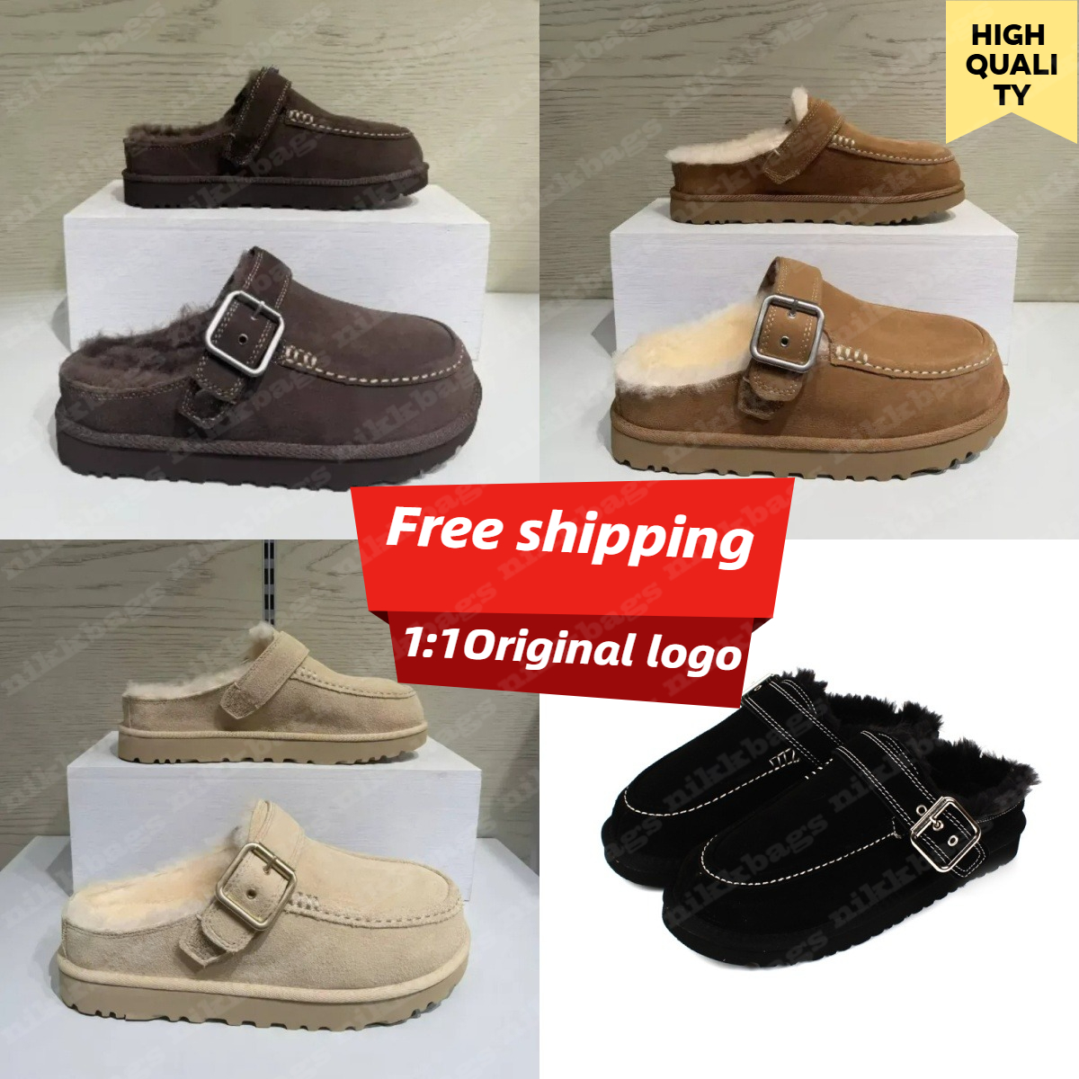 2026 designer boots womens platform booties winter boot Tasman Slippers Tazz mustard eed Chestnut Sand Fur Slides Sheepskin snow warm Bowtie Slipper