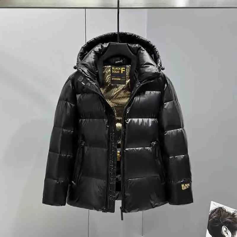 2025 new Down Jacket Men's mid length couple Black Gold White Duck Down Jacket Thickened Knee Length Winter Jacket Womwen Trend H260917
