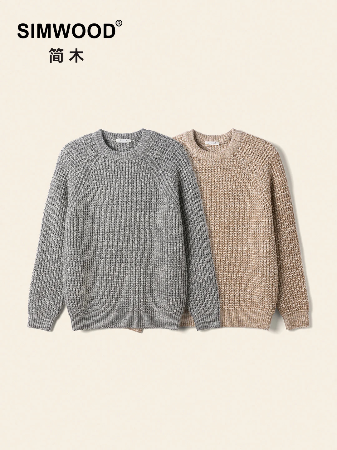 2025 Autumn Winter Oversize Warm Wool Blend Sweater Men 3 Gauge Plus Size High Quality Knitwear 260911