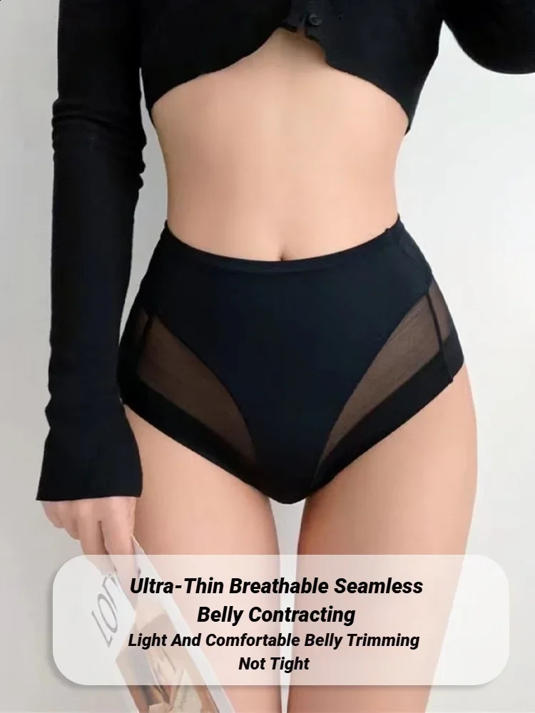 Womens Slimming Panties High Waist Ice Silk Tummy Control Briefs Female Trainer Shaping Underpants Butt Lifter Shapewear 260917