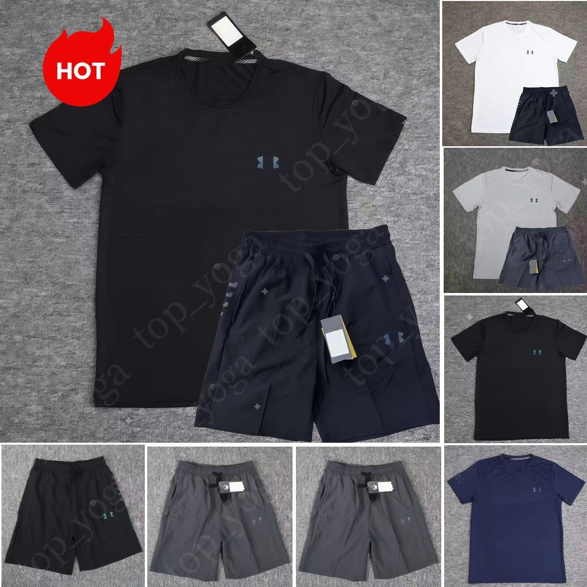 designer mens tracksuit men shorts and t shirt set summer set men running tracksuits mens sets pullover crew neck short sleeve black shirts mens sum