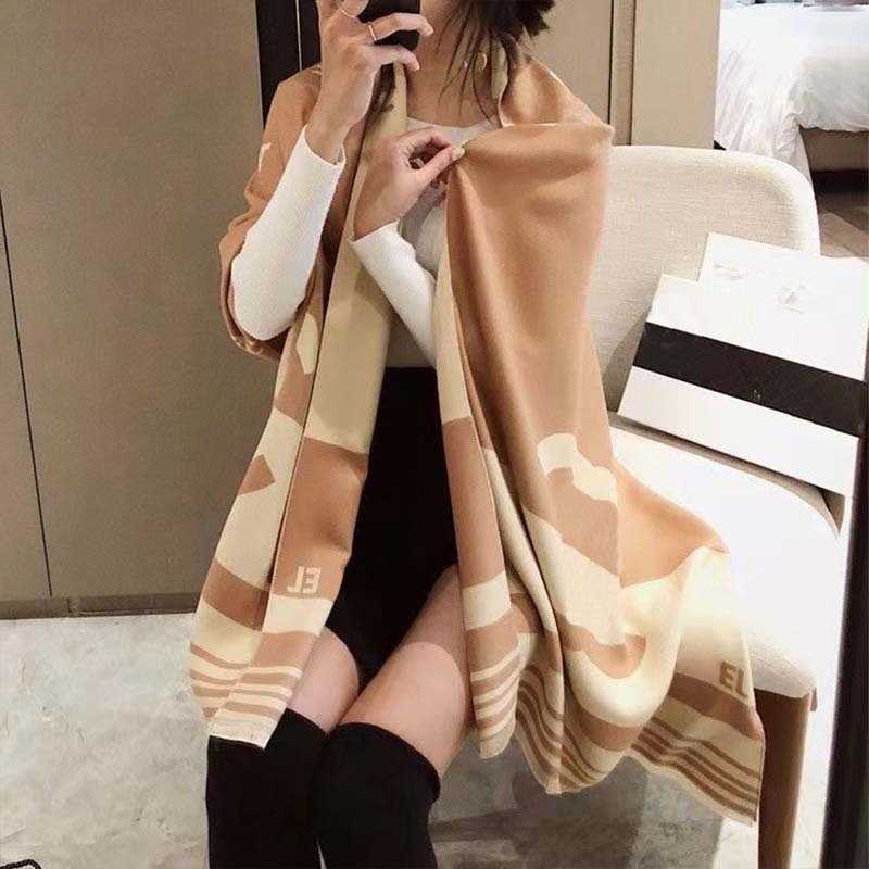 Womens Scarves Scarf Echarpe Lue Mens Casual Double Side Shawl For Autumn And Winter Warmth Gift S2609170REQ